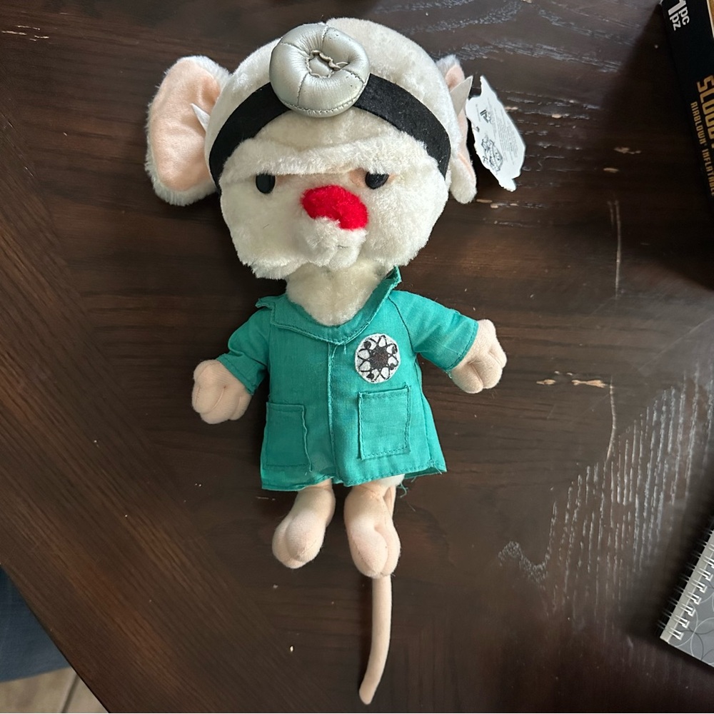 Warner Bros Animaniacs Pinky Acme Lab Plush Doll Vintage 1997 WB Cartoon